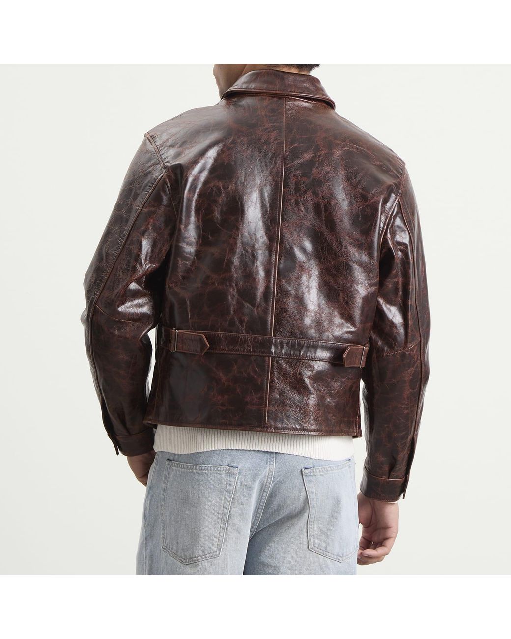 Ronning Brown Leather Jacket for men