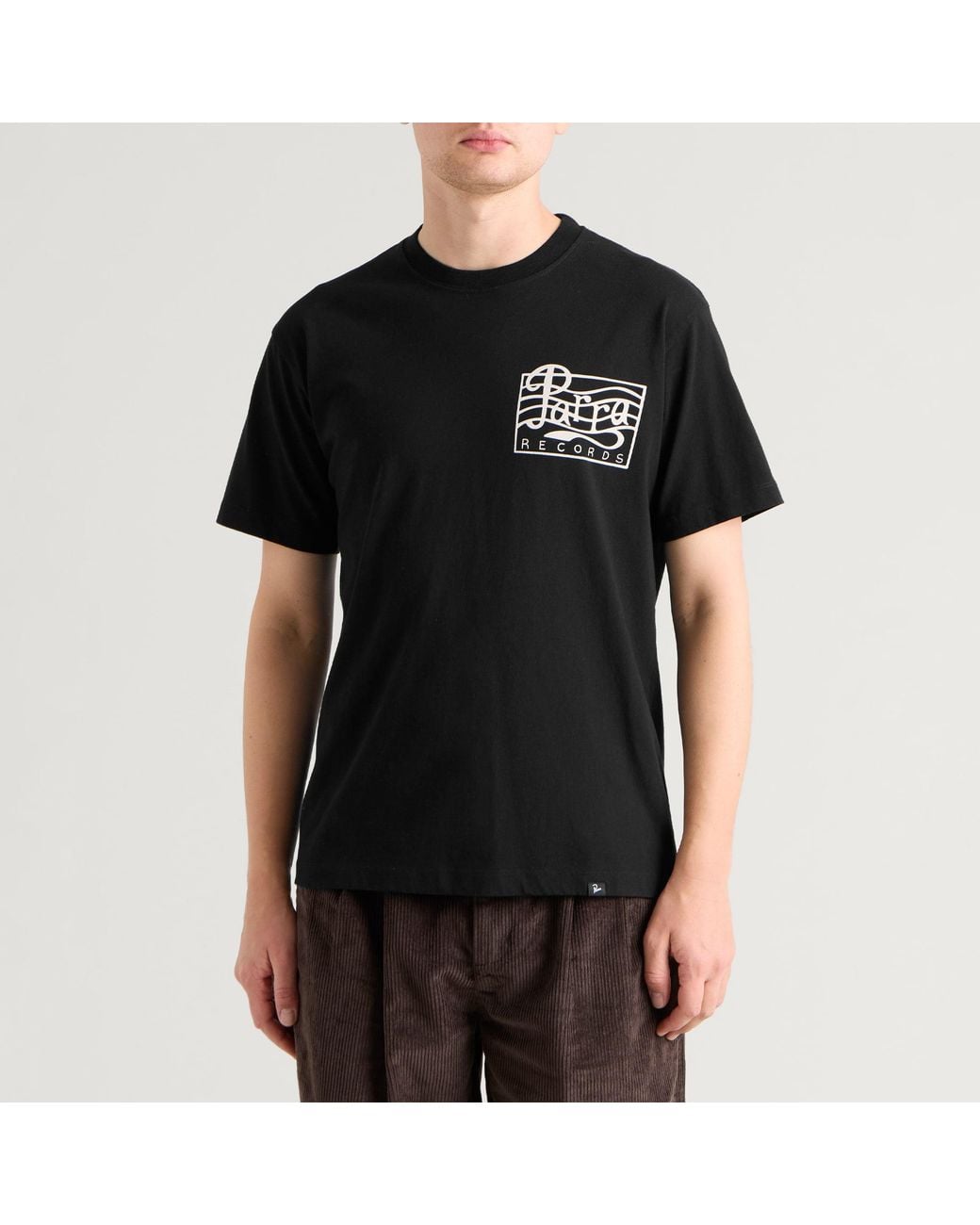 by Parra Black Parra Records T-Shirt for men