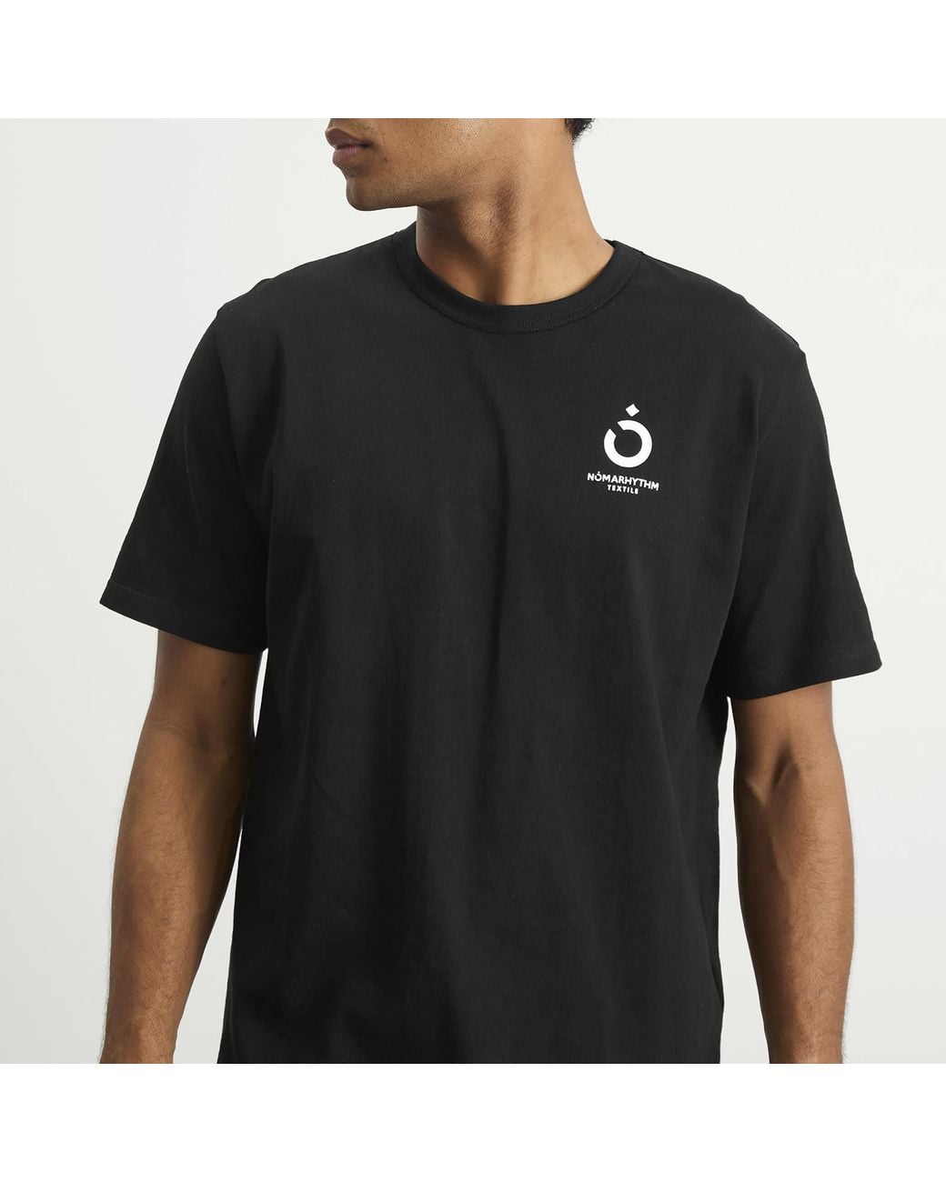 Nomarythm Textile Black Icon Logo T-Shirt for men