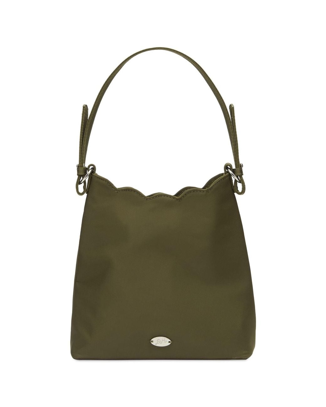 Damson Madder Green Heavy Satin Lorelai Bag