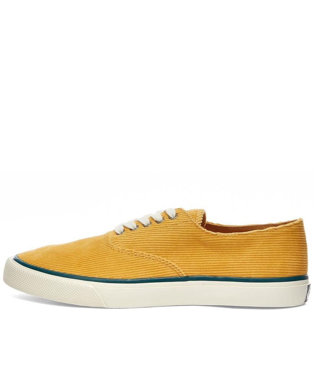 yellow sperry shoes