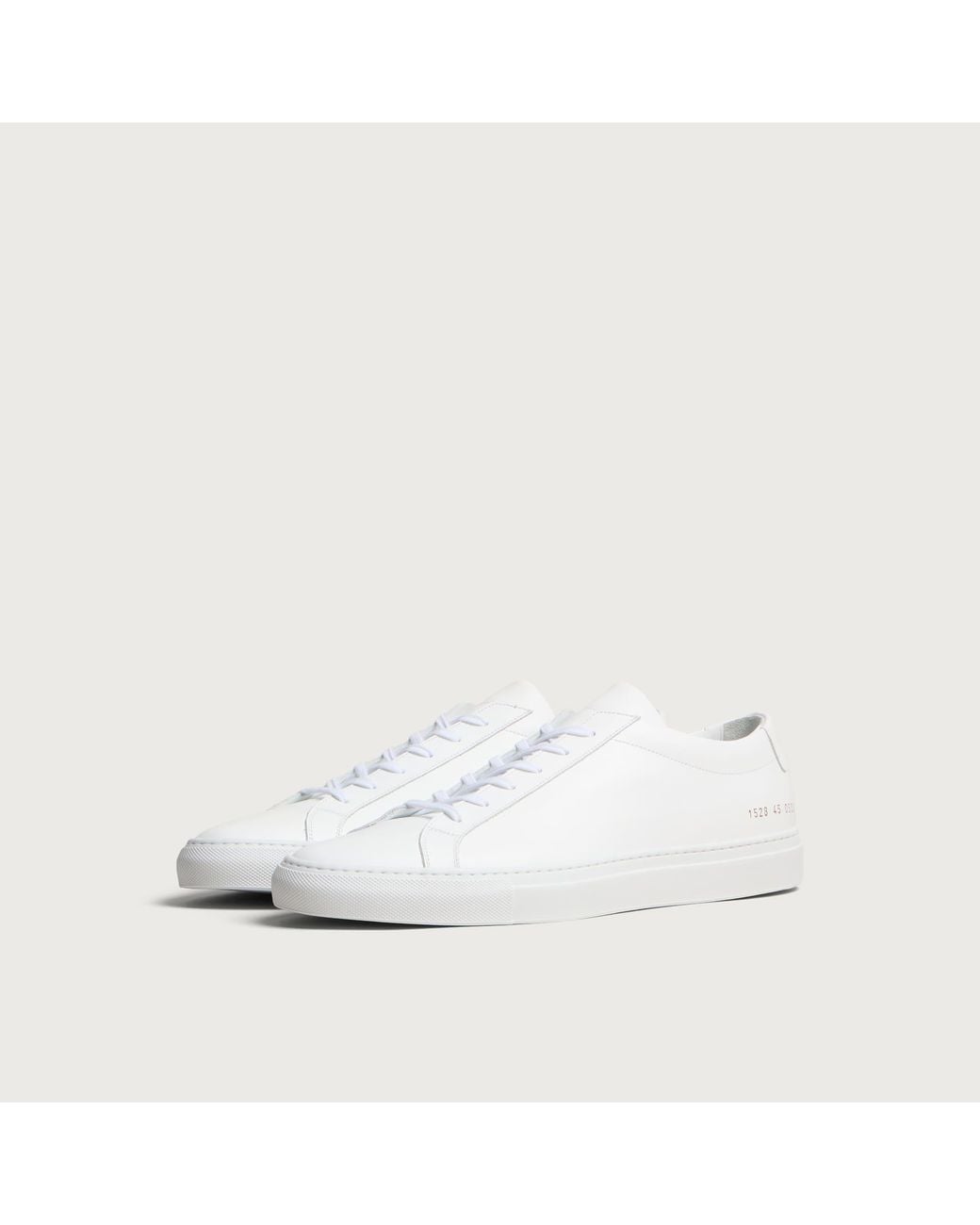 Common Projects White Original Achilles Low Sneaker for men