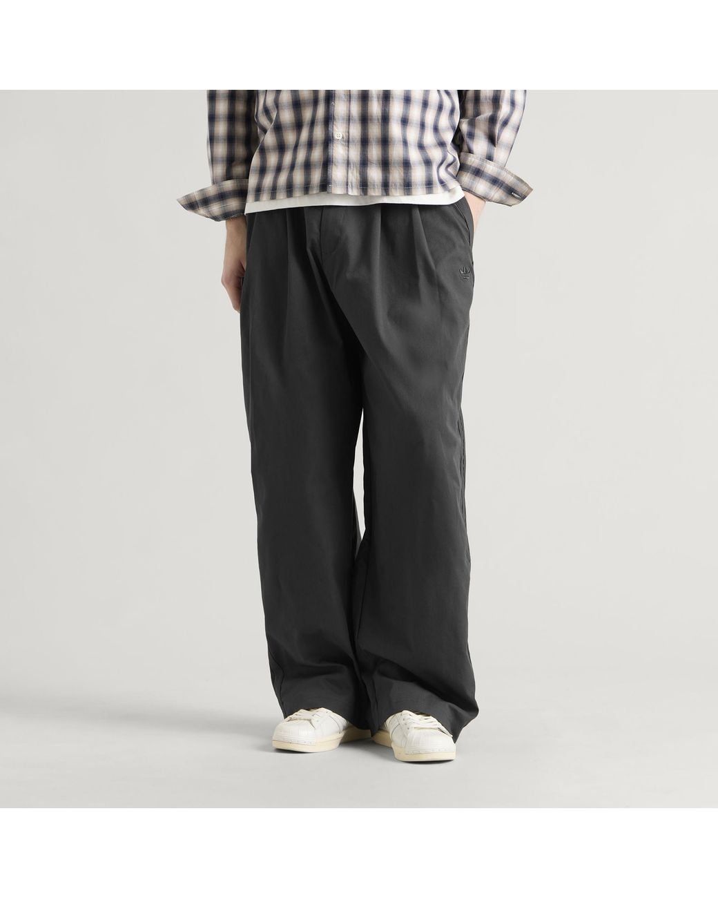 Adidas Black Pleated Pant for men