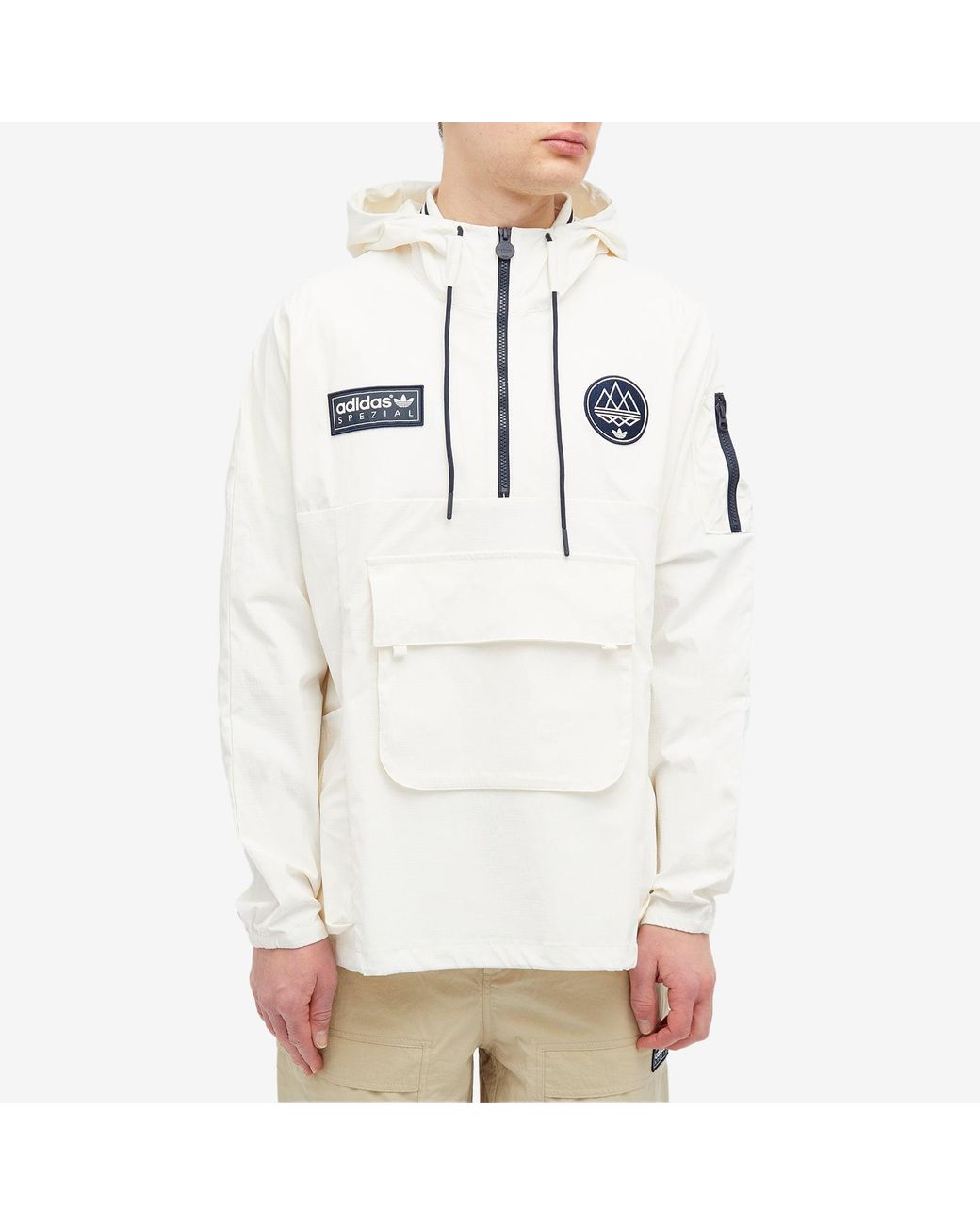 adidas Originals Adidas Spzl Todmorden Smock in White for Men | Lyst