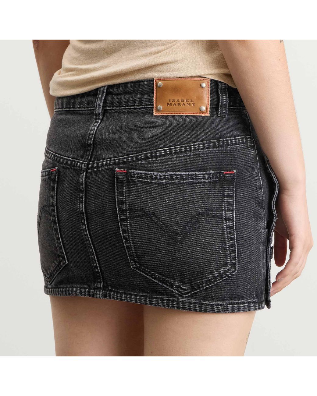 Isabel Marant Black Ralma Skirt