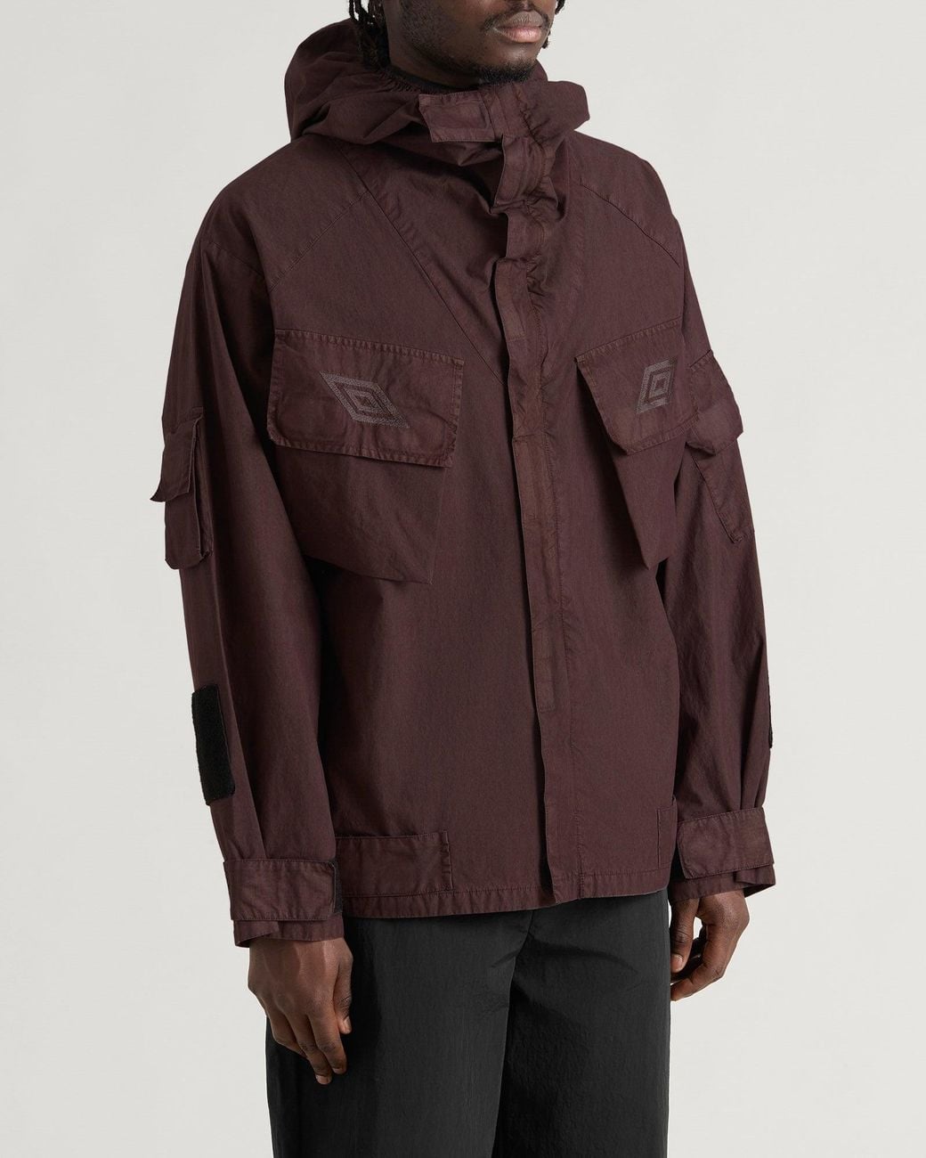 Umbro by Slam Jam Brown Midfield Jacket for men