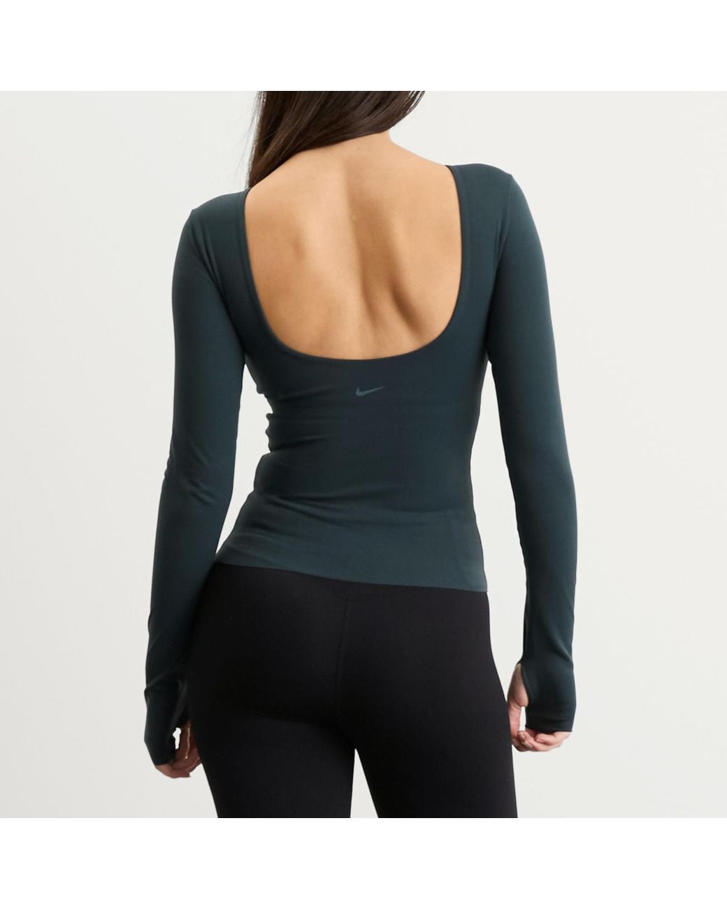 Nike Green Zenvy Long Sleeve T-Shirt