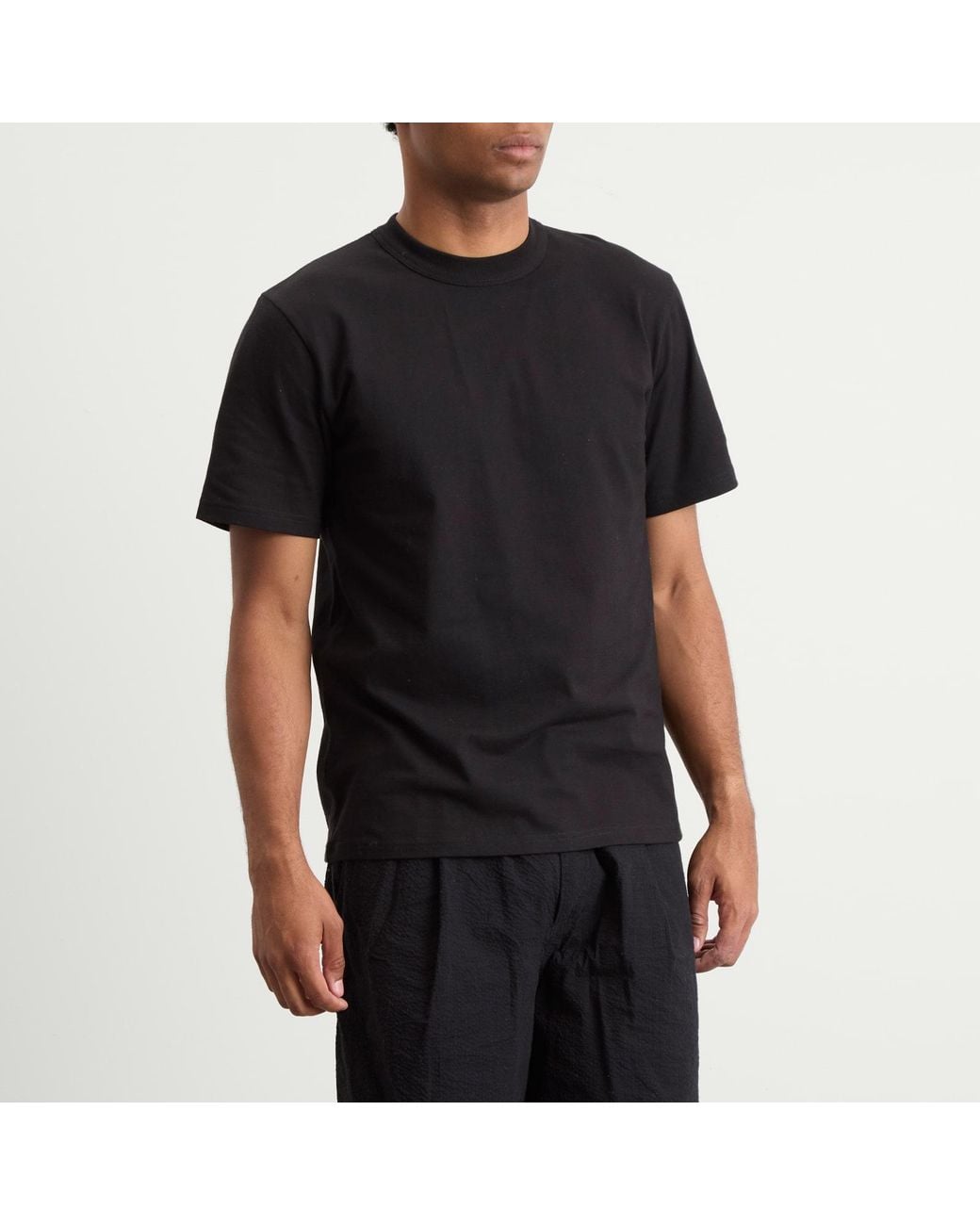 Armor Lux Black Callac Classic T-Shirt for men