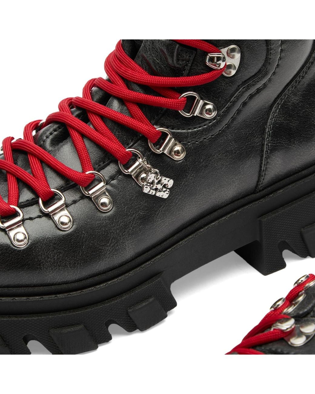 Ganni Black Cleated Mountain Boots