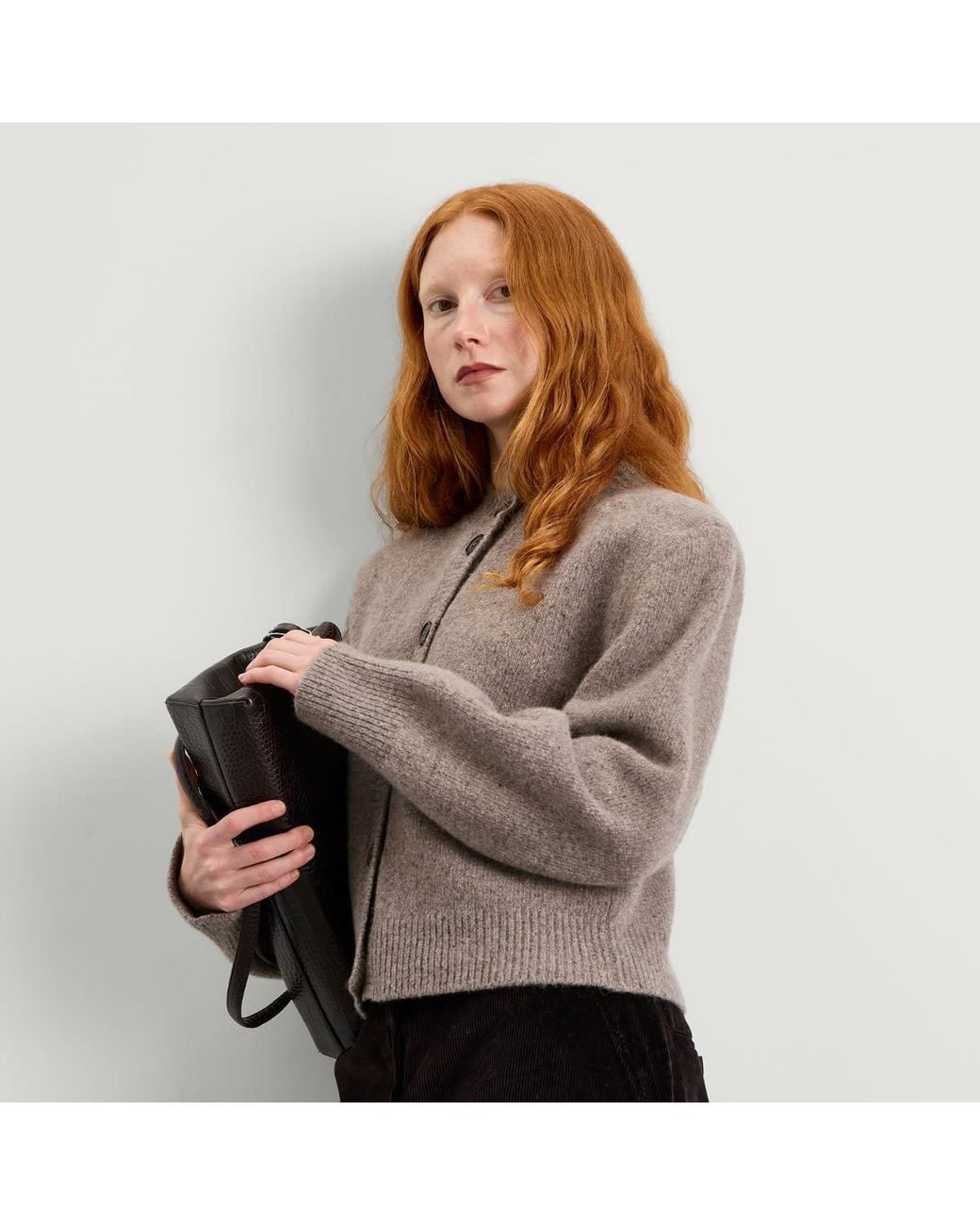 Rohe Brown Statement Mouliné Cardigan