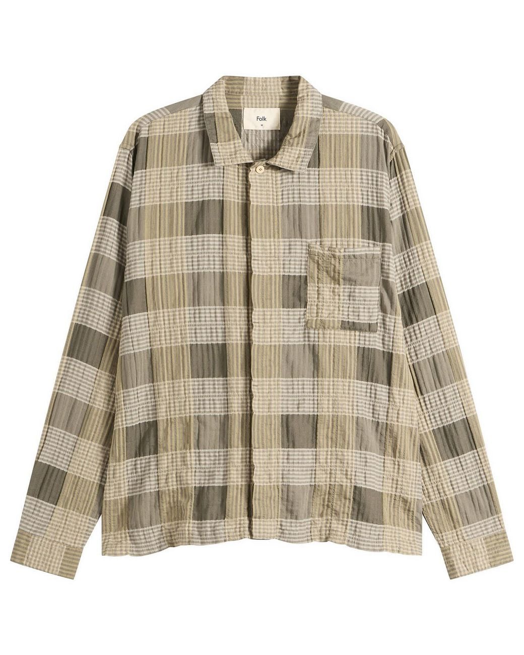Folk Natural Patch Shirt for men