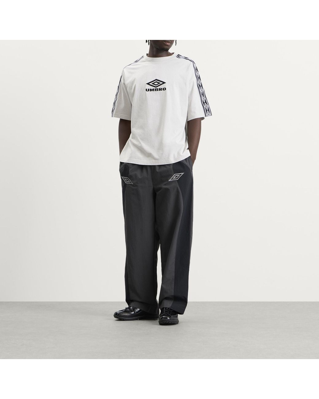 Umbro by Slam Jam White Og Tape T-Shirt for men