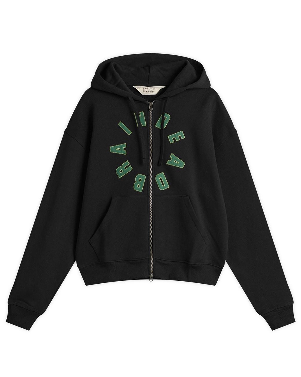 Brain Dead Collegiate Zip Hoodie in Black for Men | Lyst