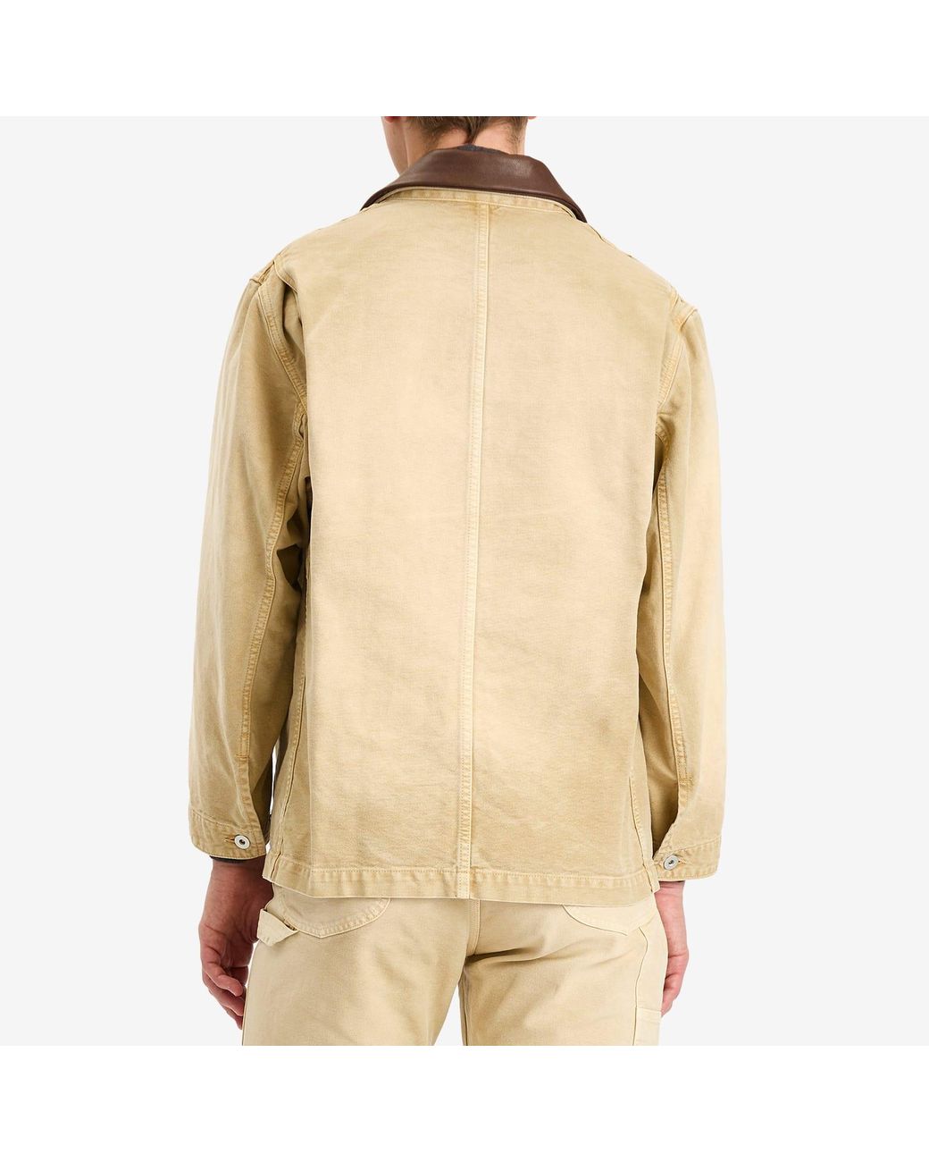 AURALEE Organic Cotton Duck Blouson in Natural for Men | Lyst UK