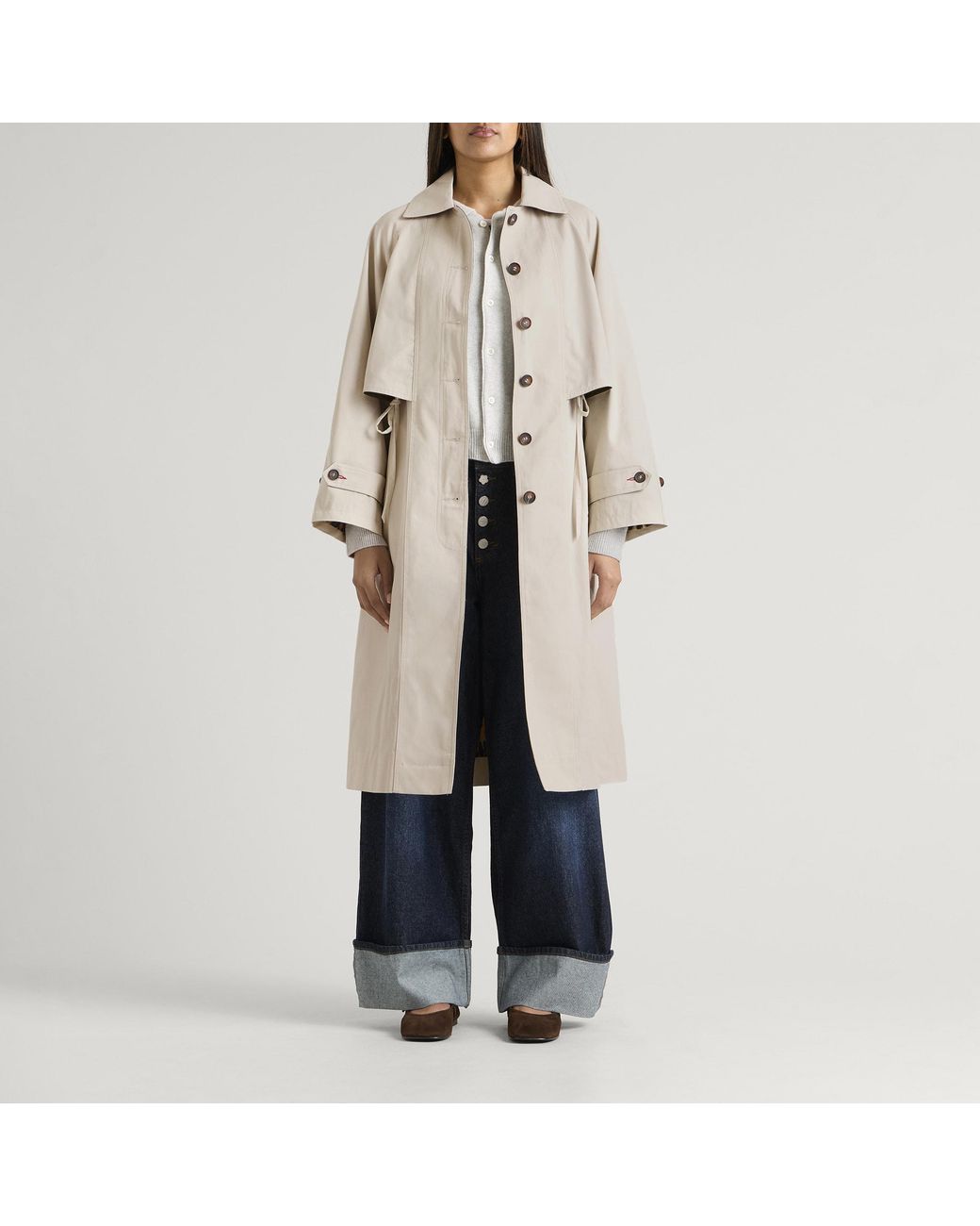Damson Madder Natural Camille Trench Coat