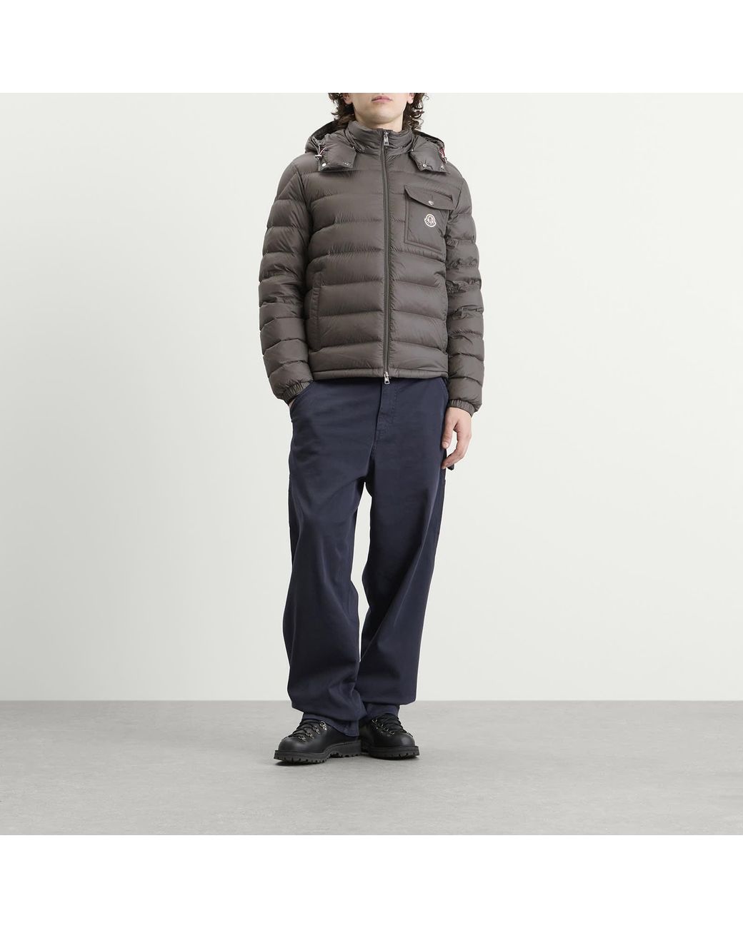 Moncler Gray Verith Jacket for men