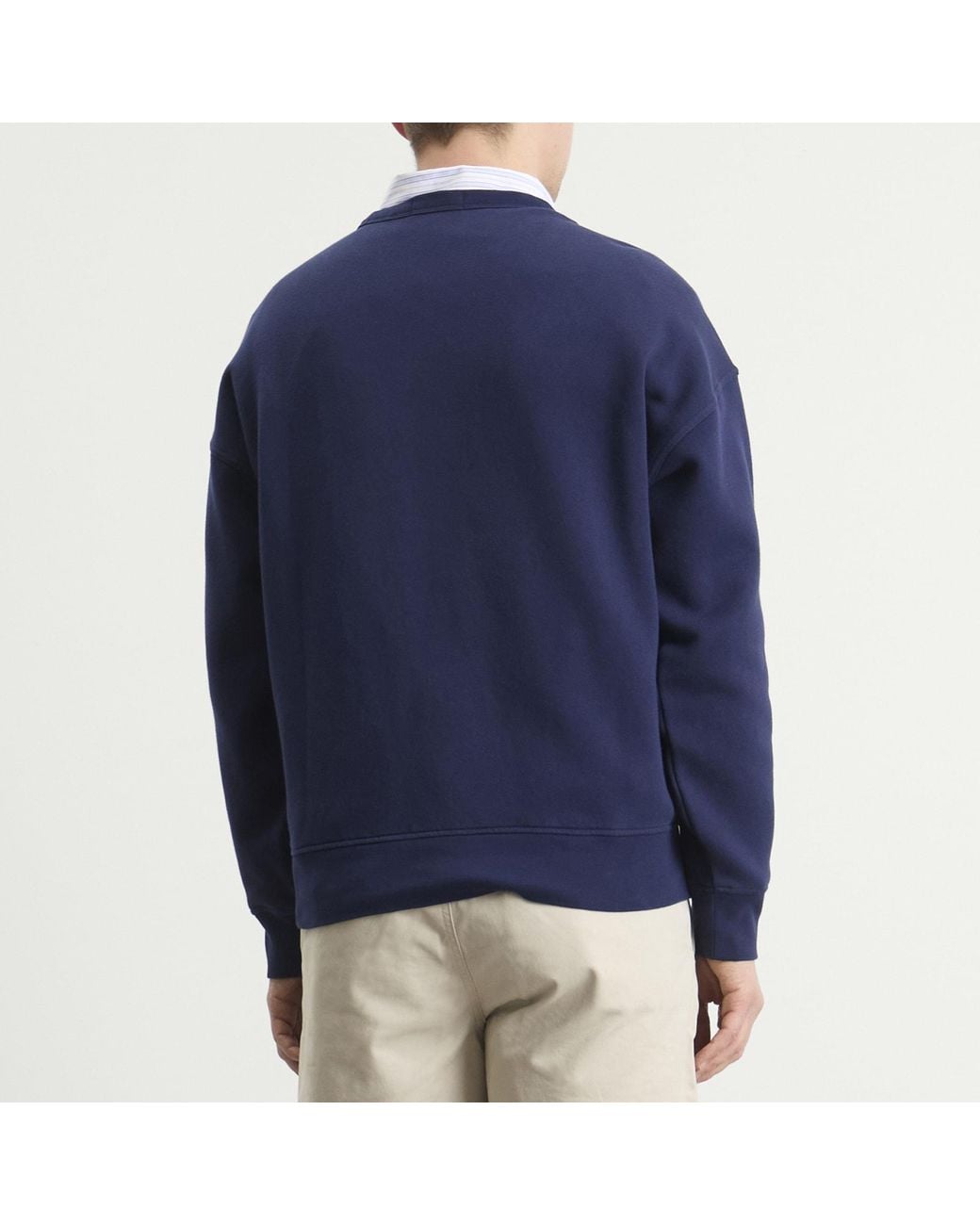 Polo Ralph Lauren Blue Crest Logo Sweatshirt for men