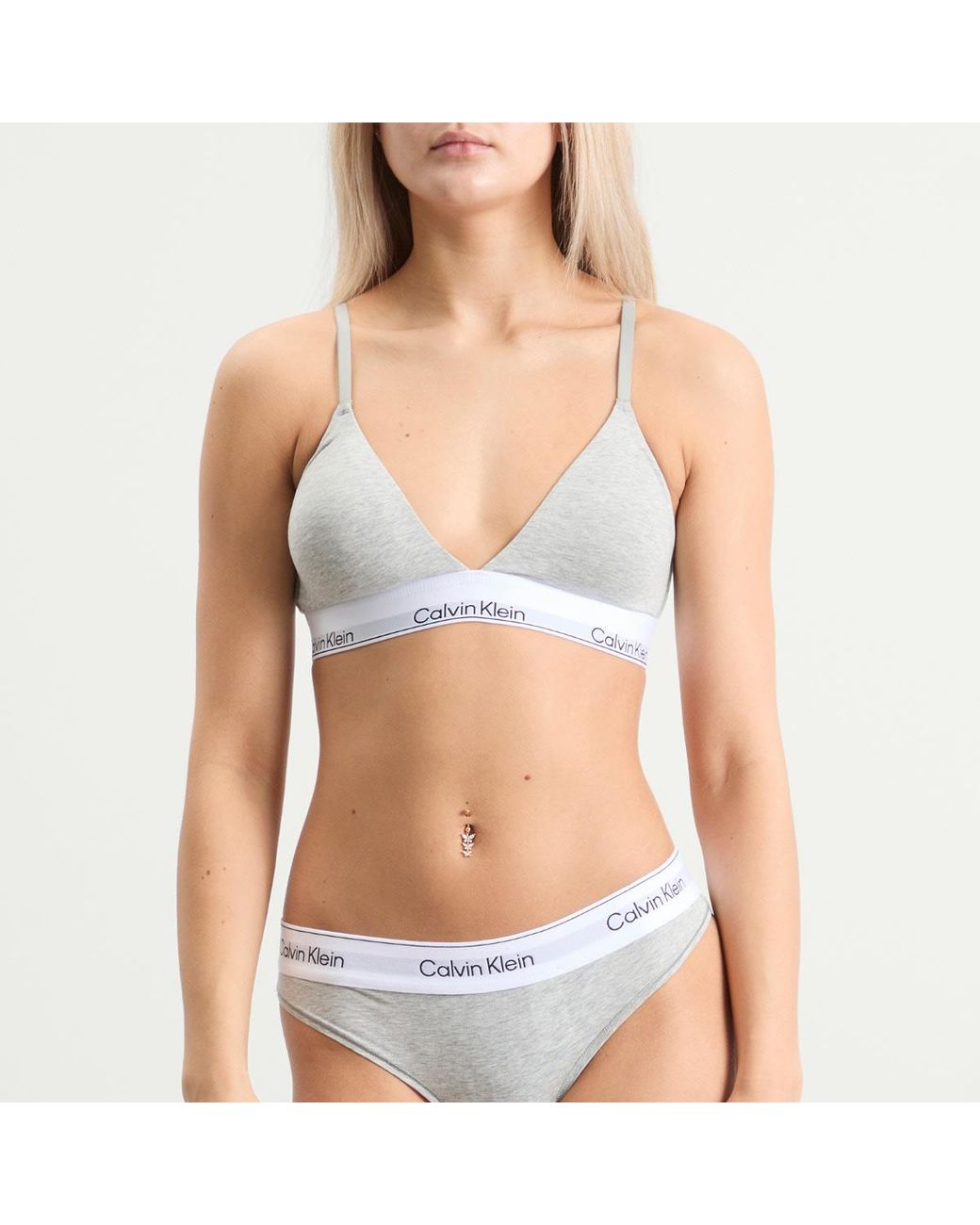 Calvin Klein White Icon Thong