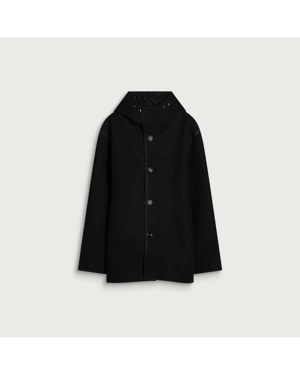 Our Legacy Black Stamped Wool Liner Jacket for men