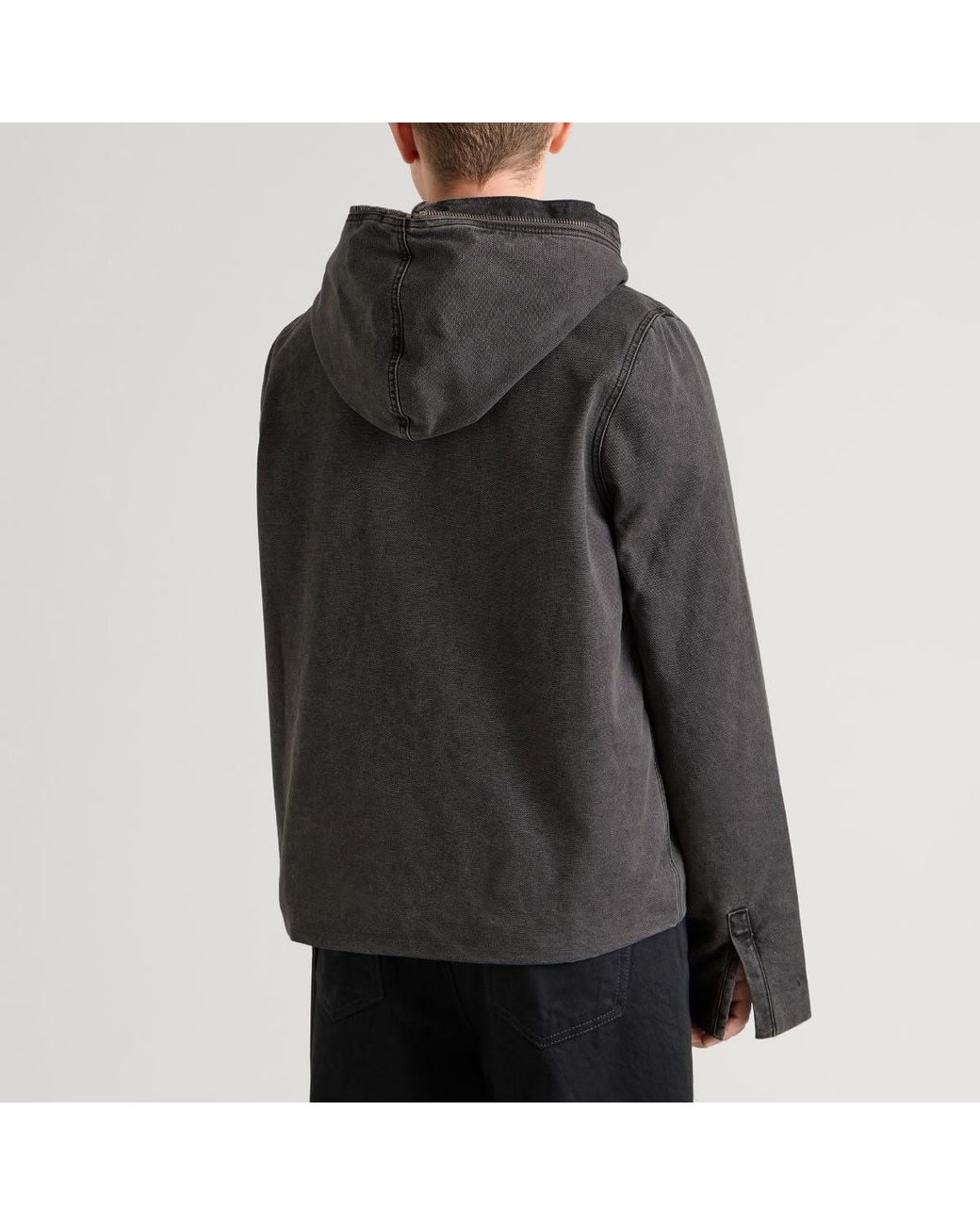 Rick Owens Gray Gimp Zipfront Jacket for men