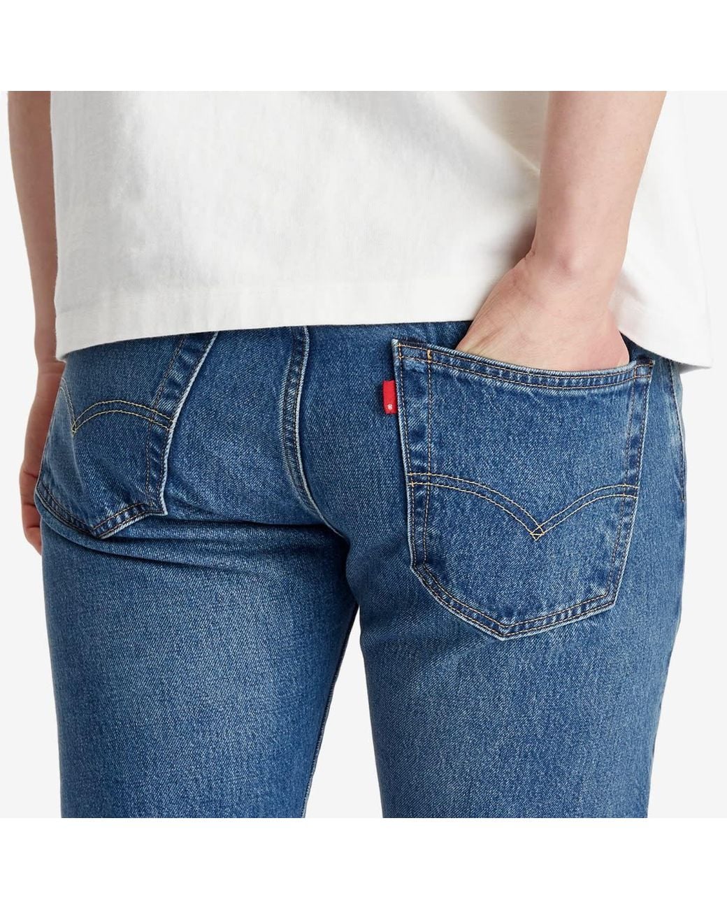 Levi's Blue Tab 501 Original Straight Jeans for men