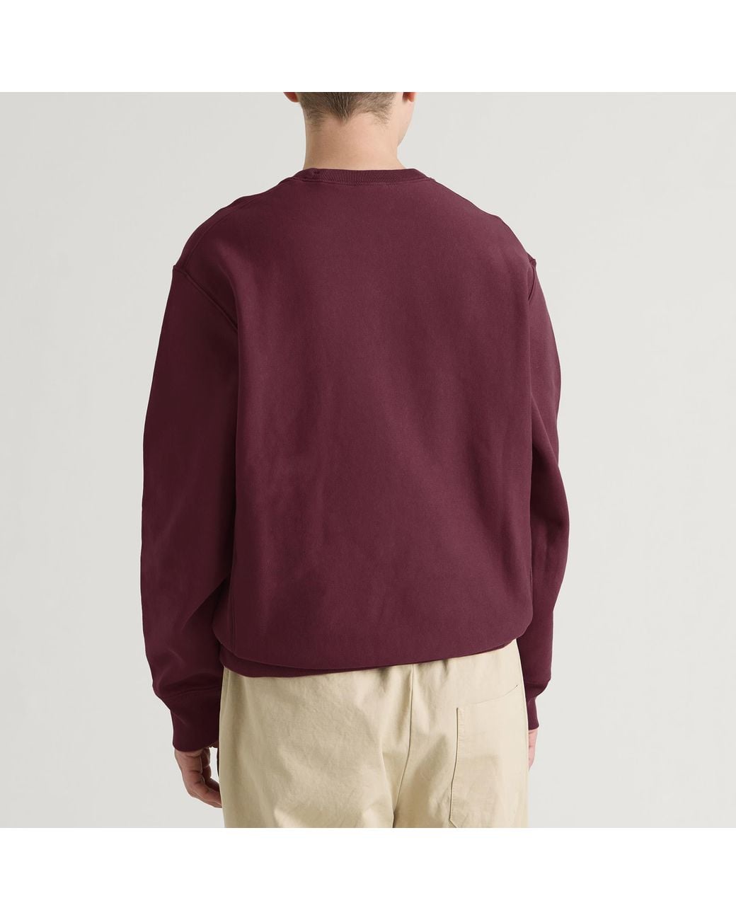 Champion Purple Reverse Weave Relaxed Sweatshirt for men