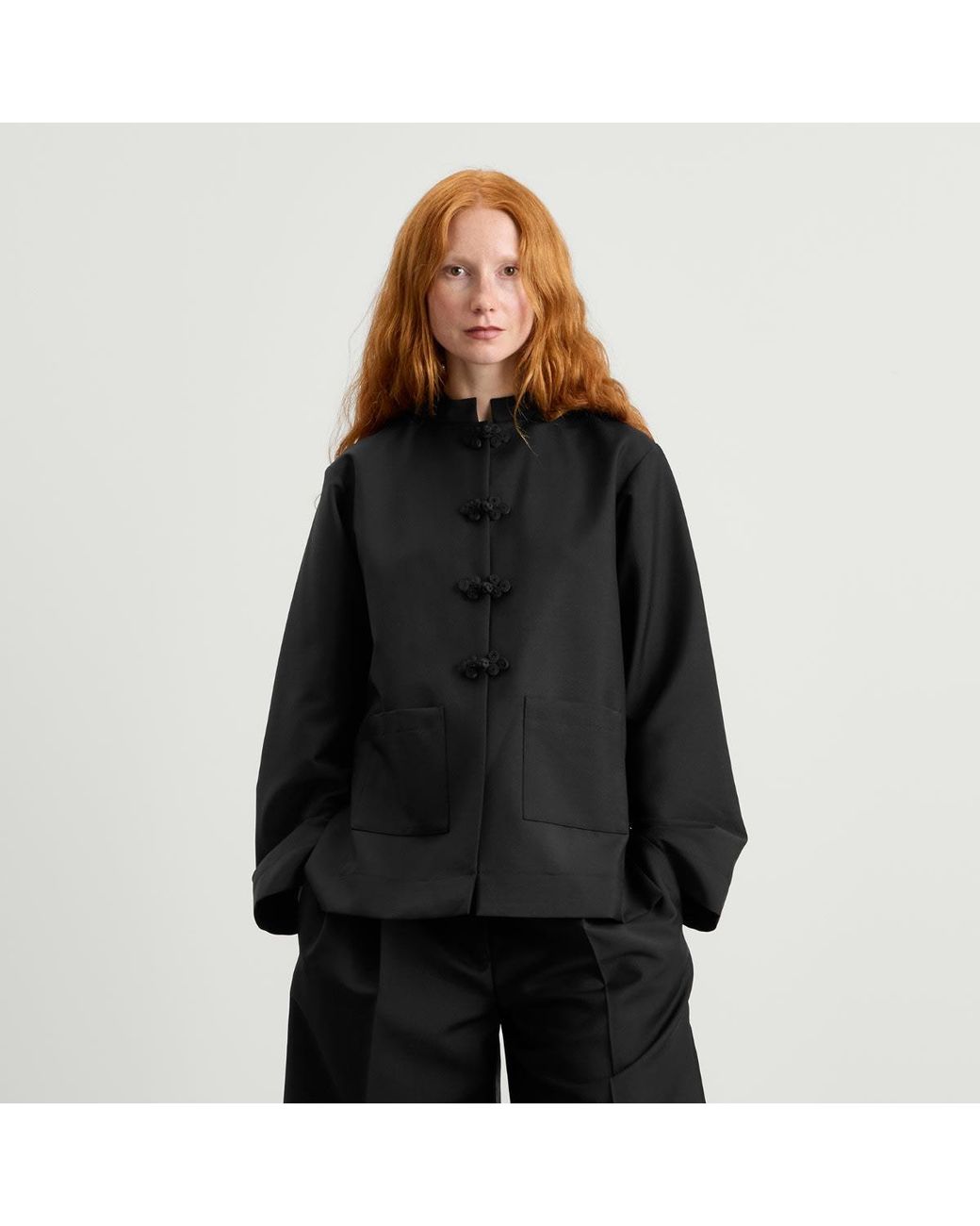 Rohe Black Pankou Closure Jacket