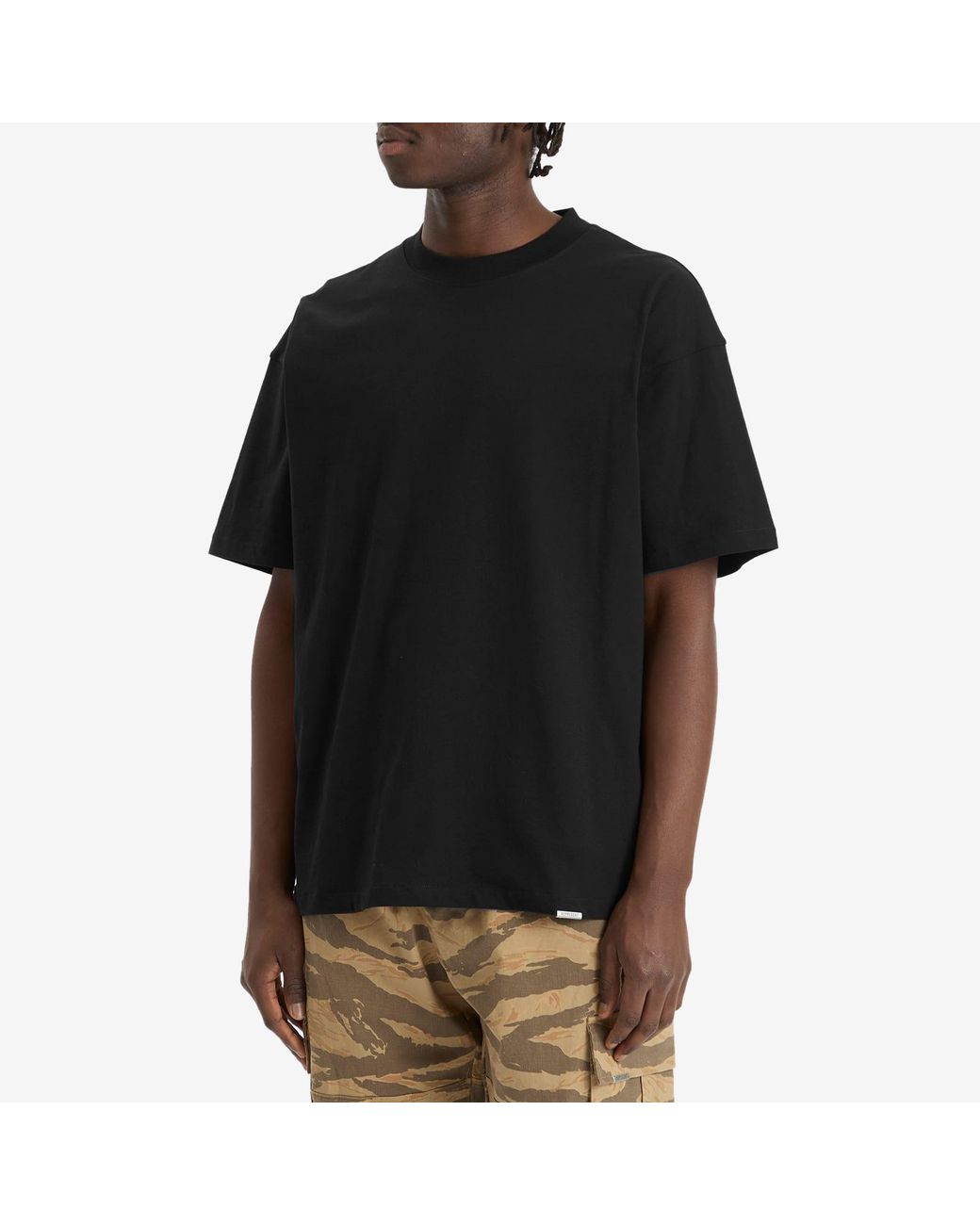 Represent Black Initial Oversized T-Shirt for men