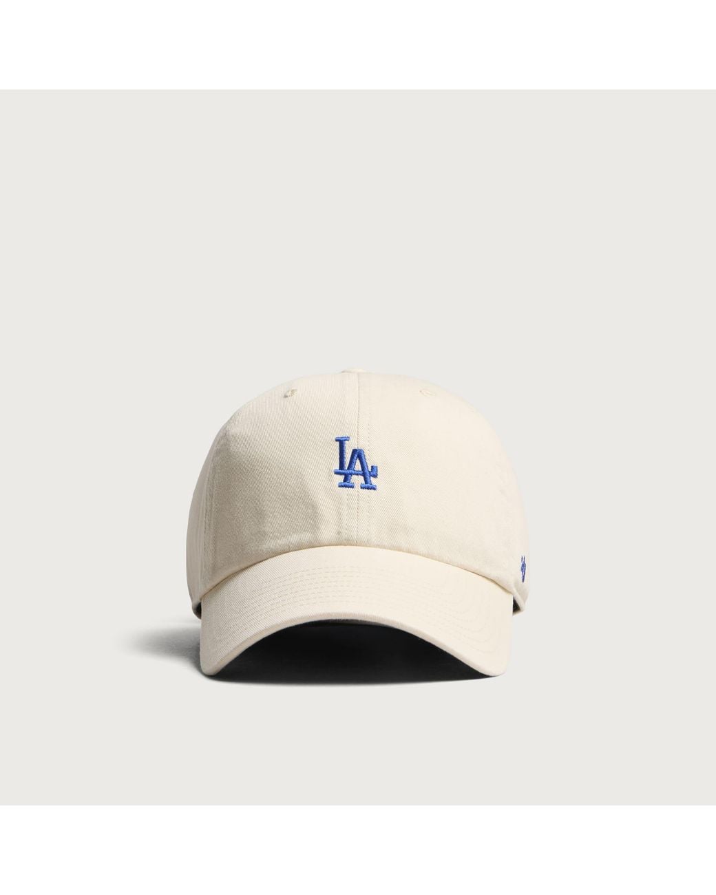 '47 White 47 Base Runner La Dodgers Clean Up Cap