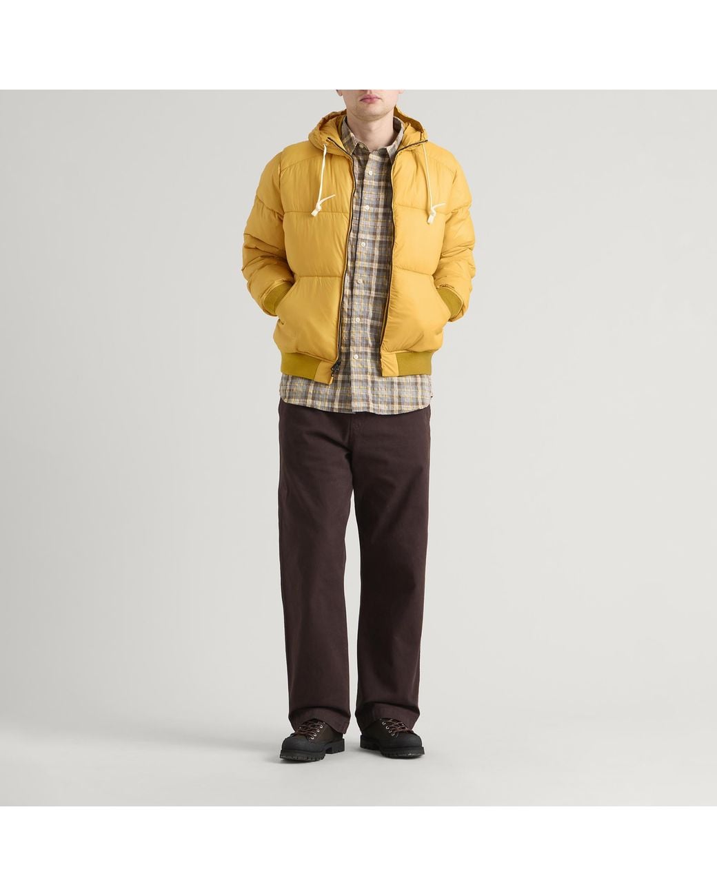 Big Rock Candy Mountaineering Yellow Alpine Puffer Jacket for men