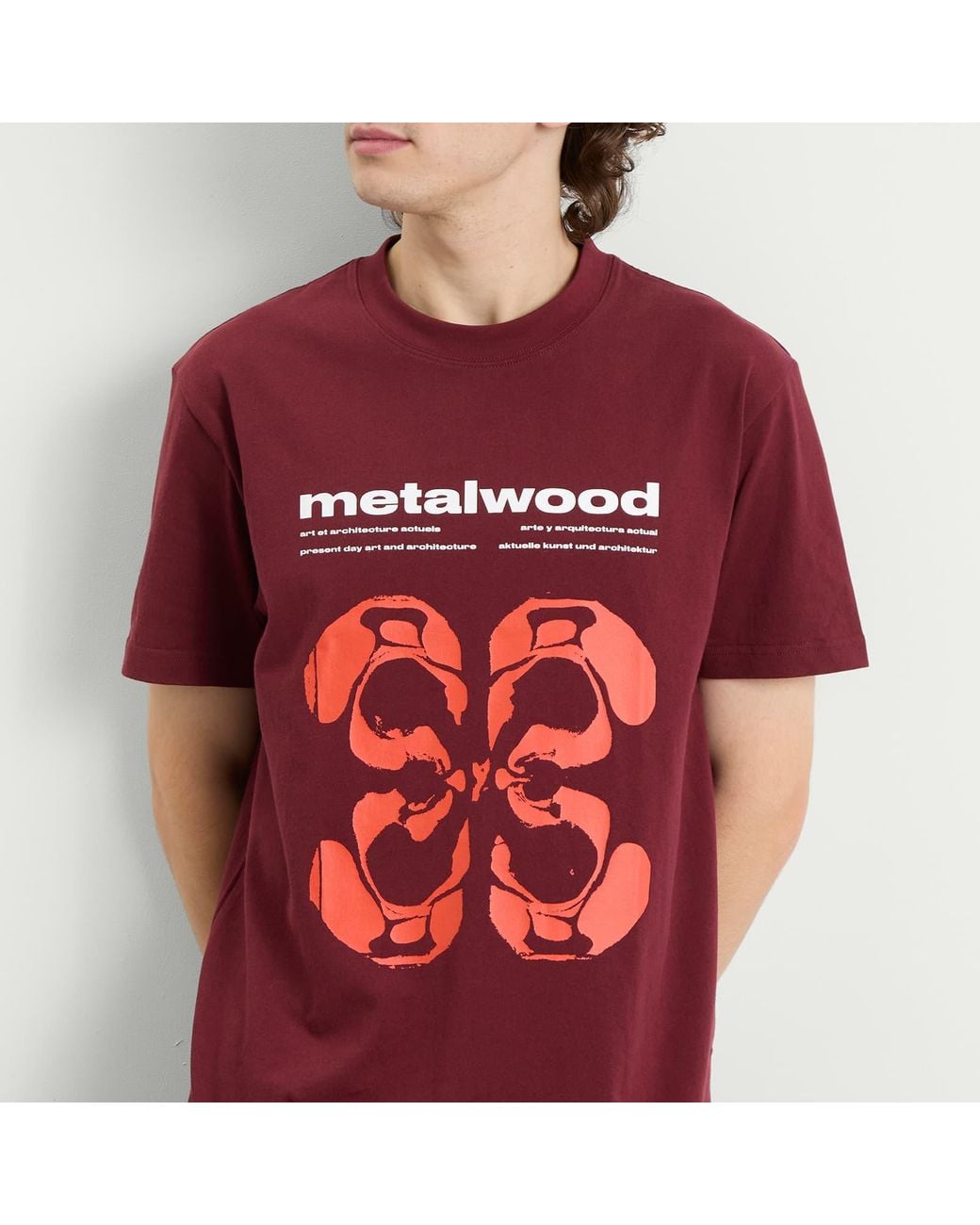 Rorschcach METALWOOD STUDIO Rorschach T-Shirt in Red for Men | Lyst