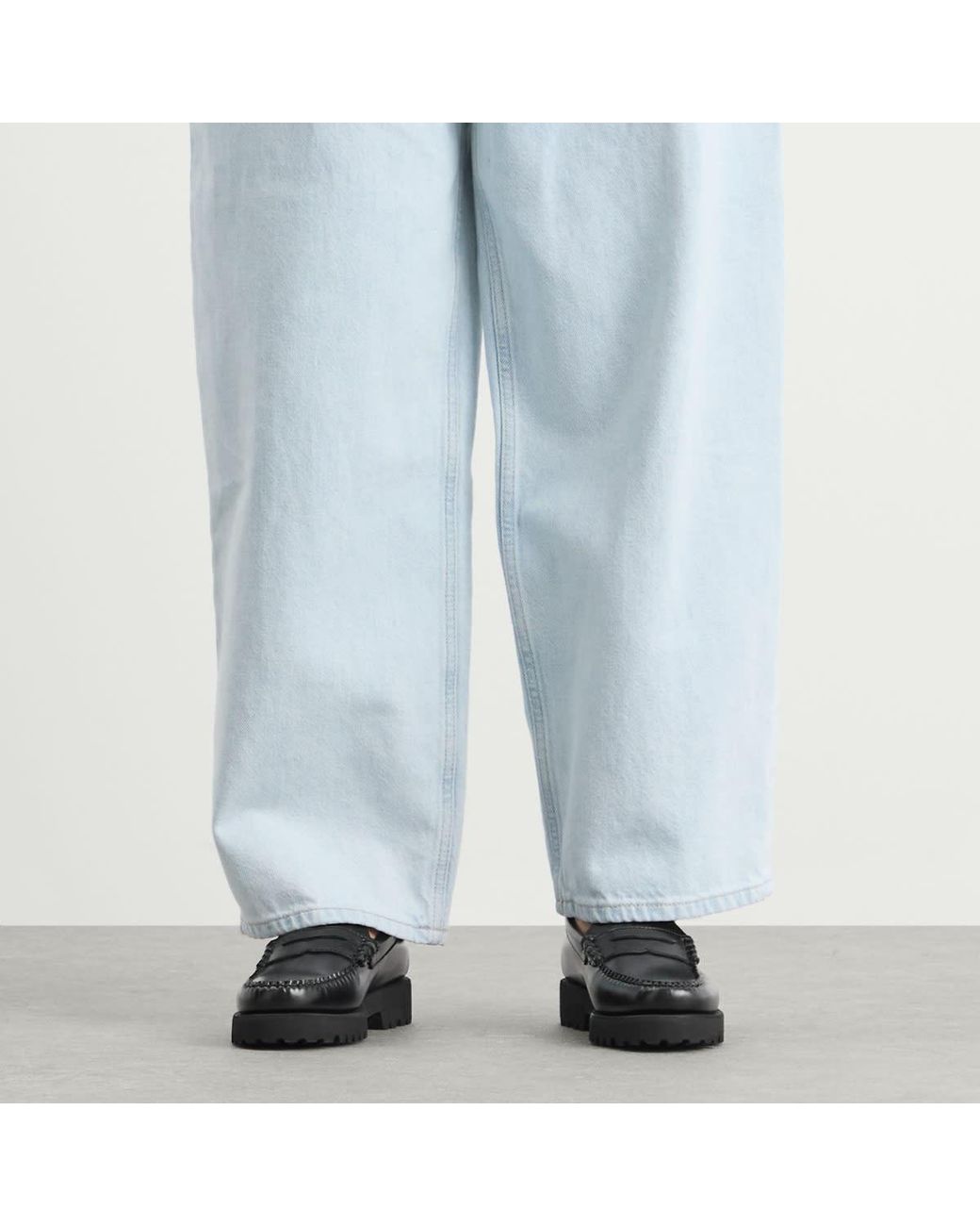 G.H.BASS Black 90S Penny Chunky Loafer