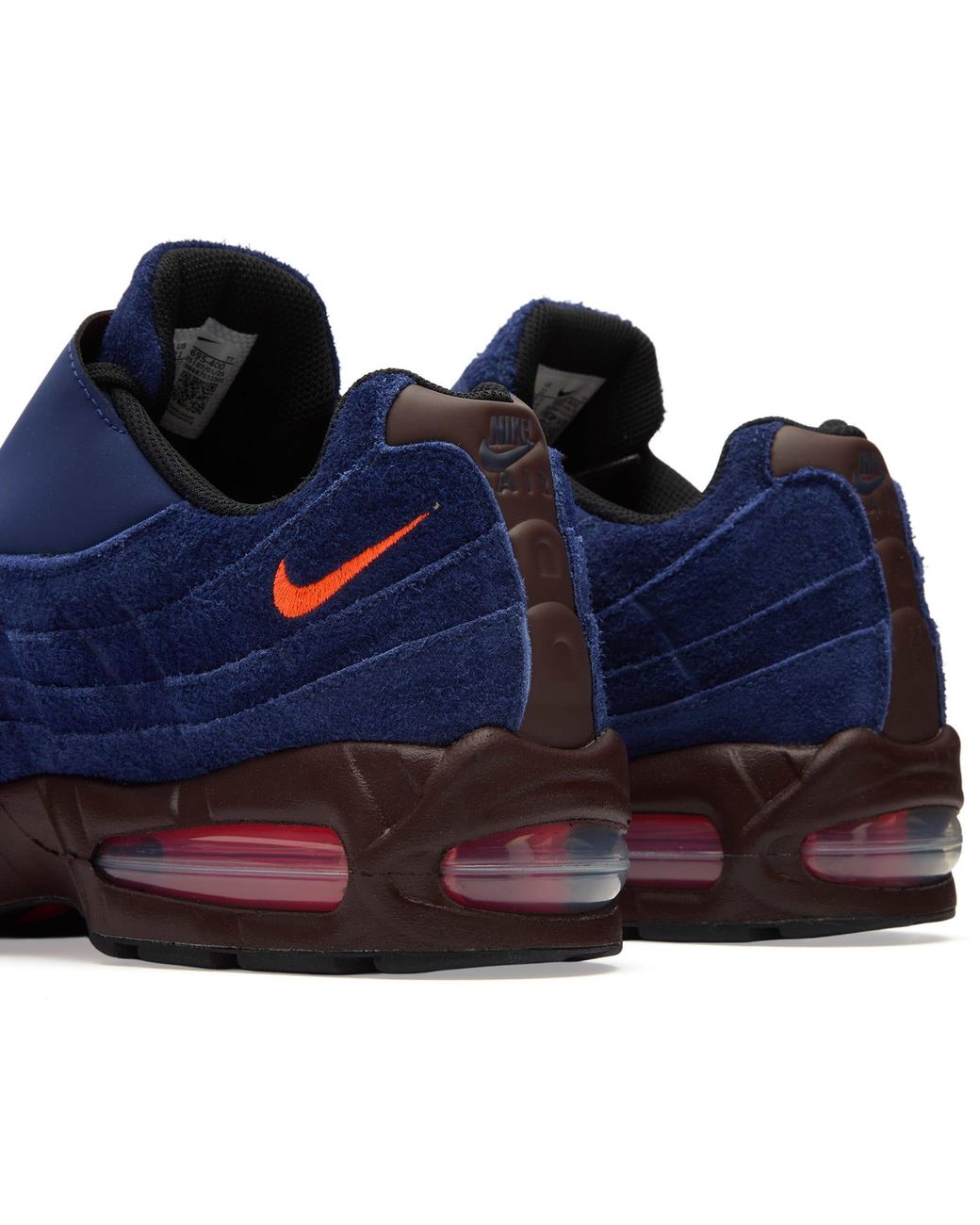 Nike Blue Air Max 95 Big Bubble Zip Sneaker for men