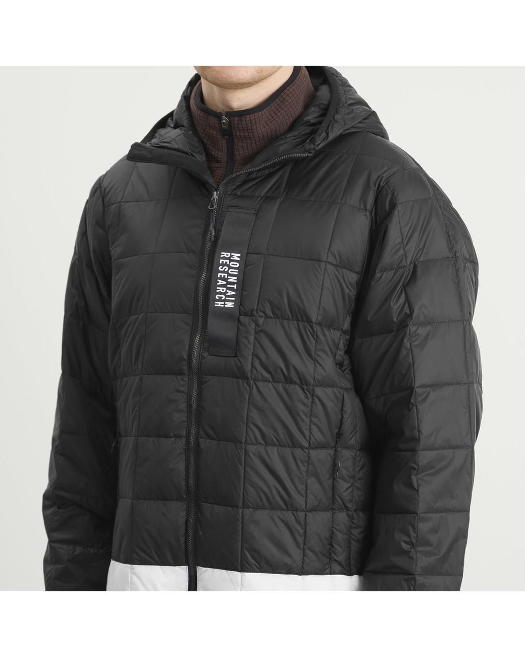 Taion Black X Mountain Research Down Zip Parka Jacket for men