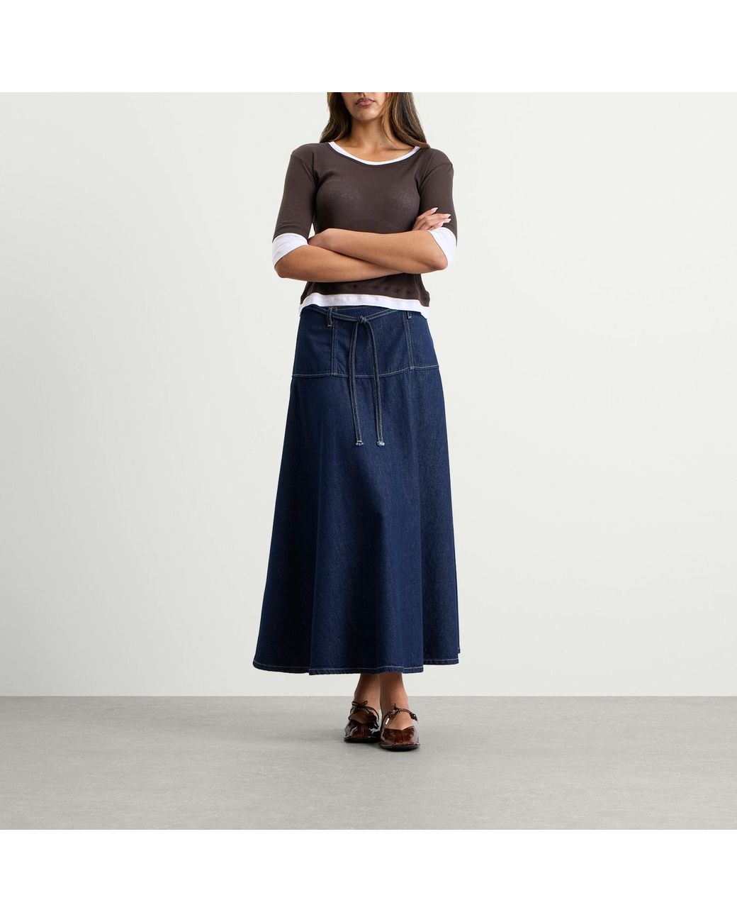 Samsøe & Samsøe Blue Satilly Skirt