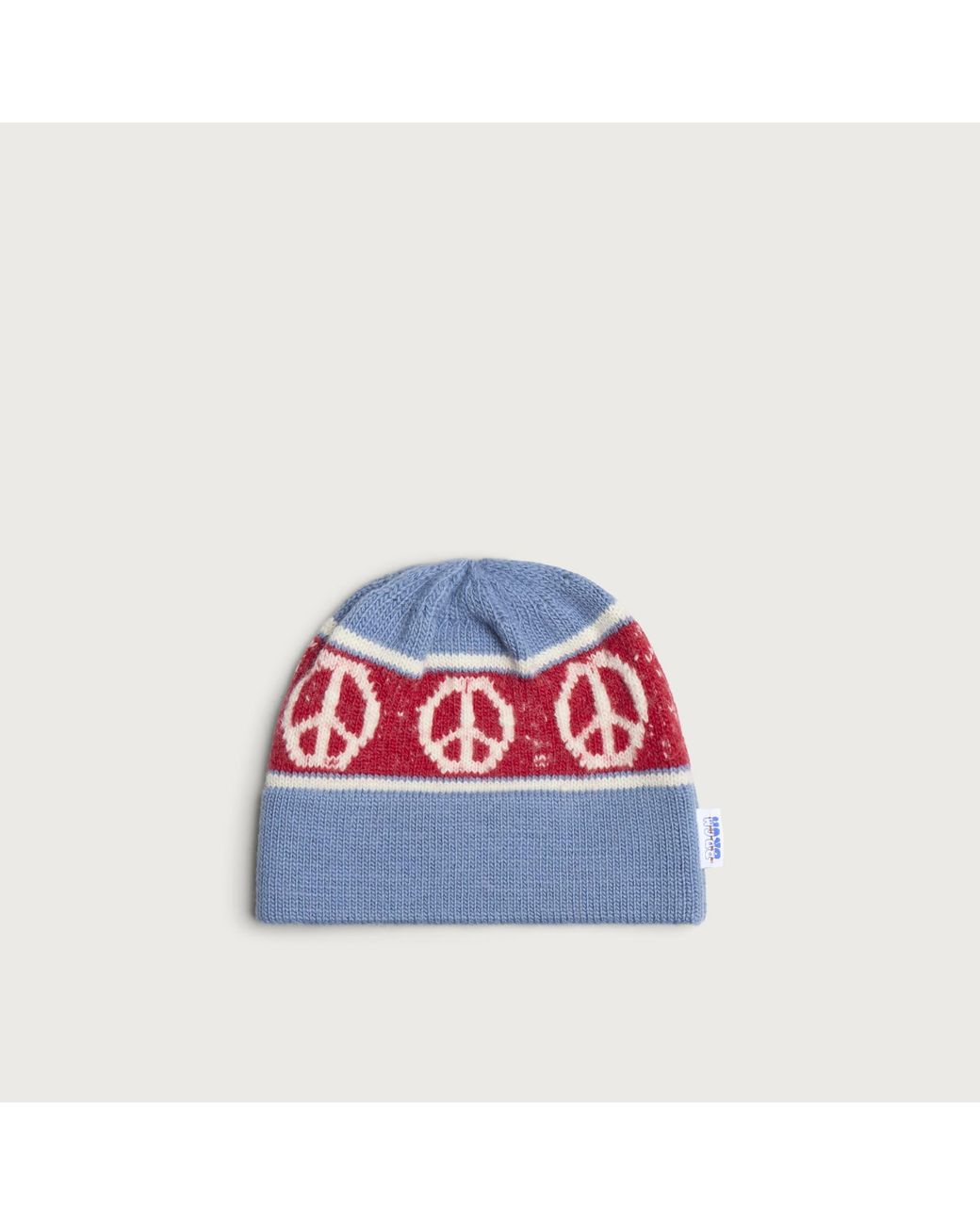 Big Rock Candy Mountaineering Blue Stowe Peace Beanie for men