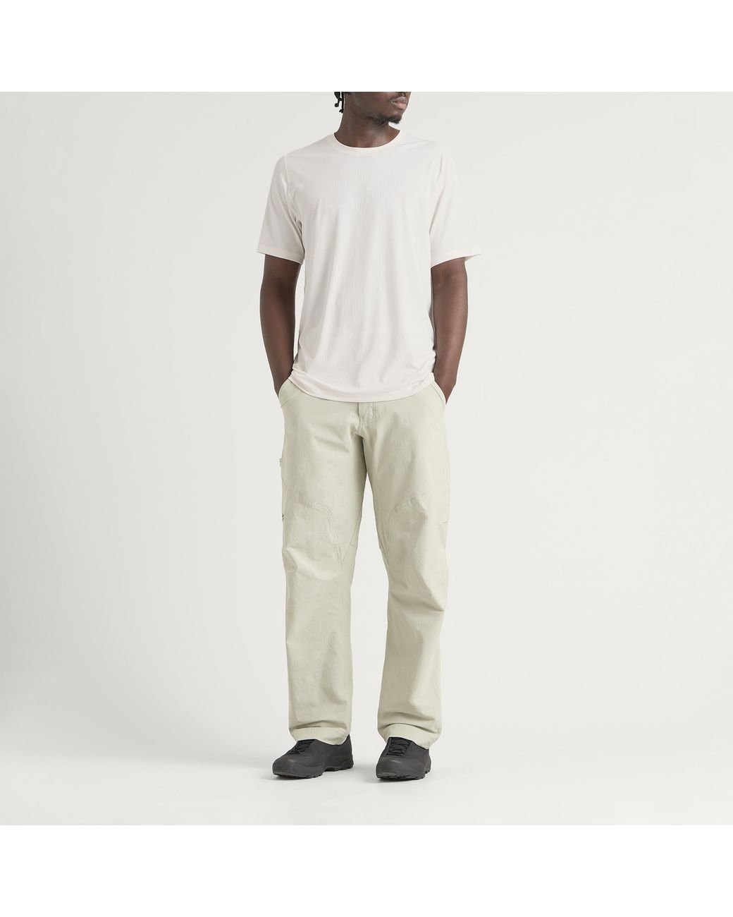 Arc'teryx White Cormac Crew T-Shirt for men