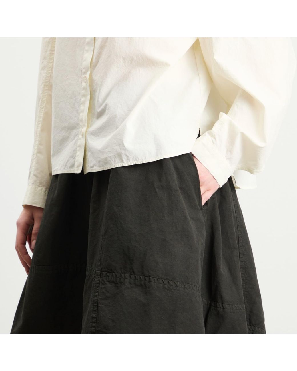 YMC Parachute Skirt in Black | Lyst