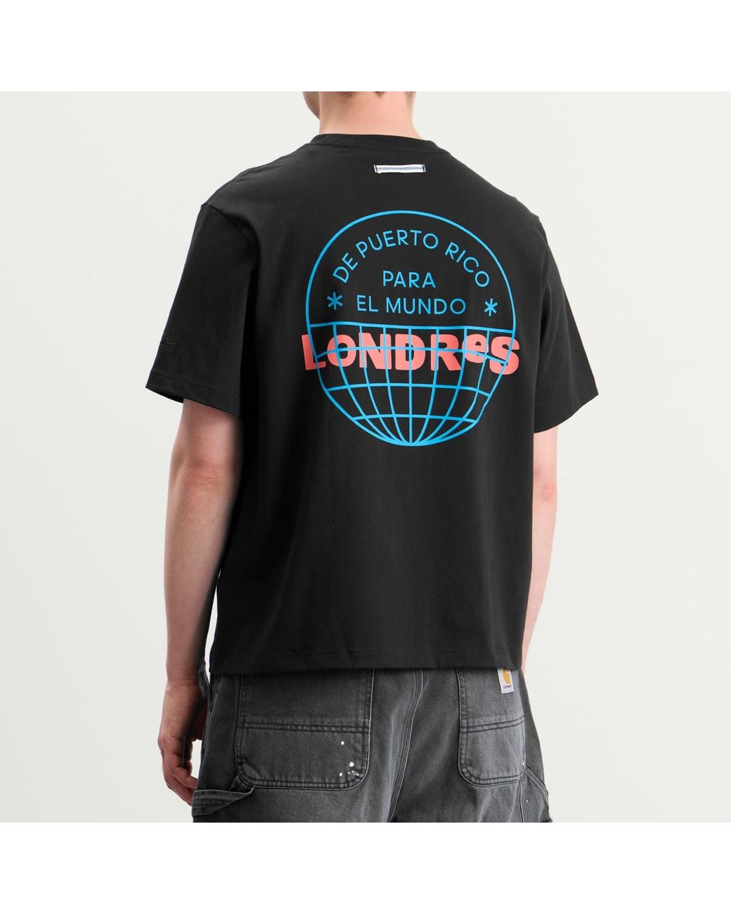 Adidas Black X Bad Bunny Paris Tour Merch T-Shirt for men