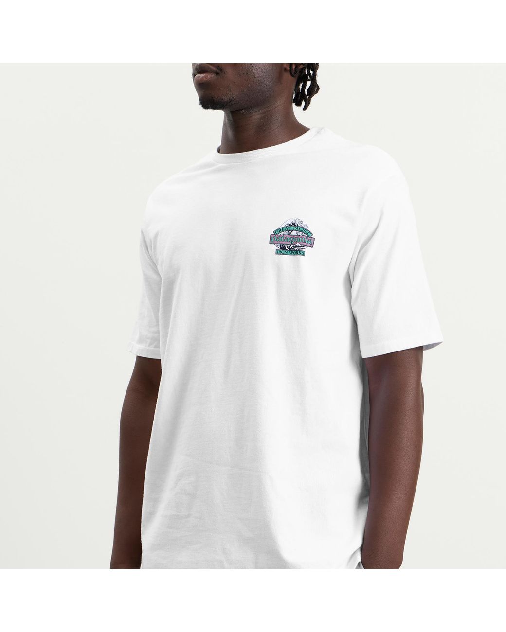 Patagonia White Great Waves Responsibili-Tee for men