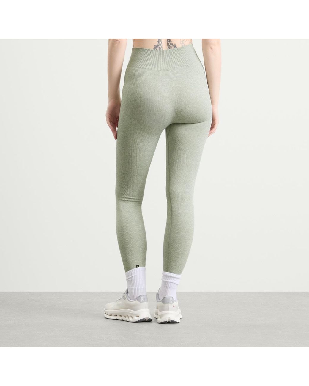 On Shoes Green Studio Knit Leggings