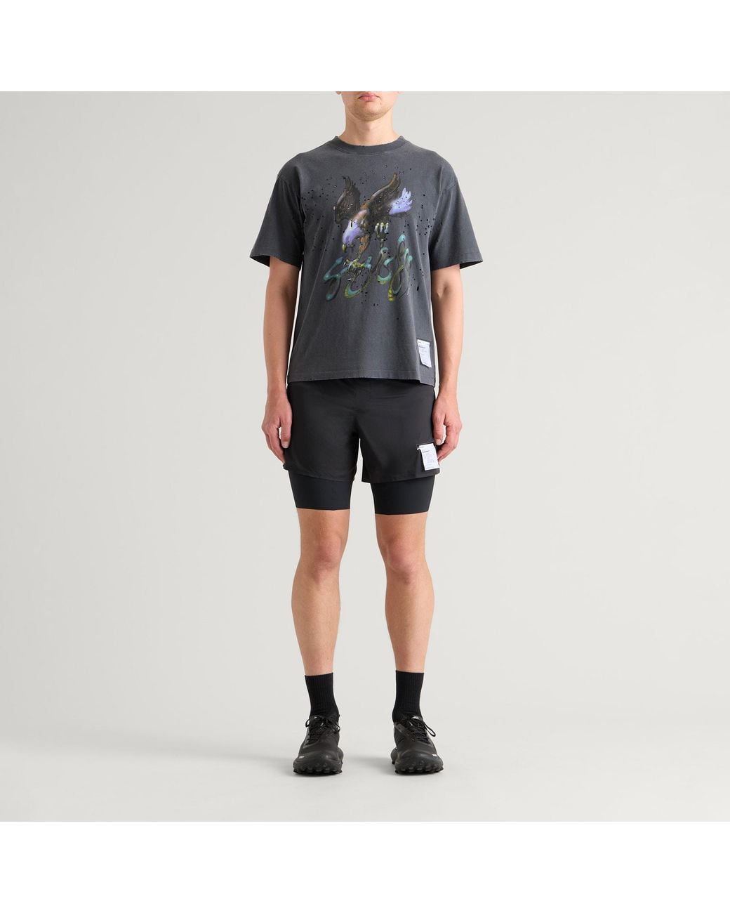 Satisfy Blue Mothtech Eagle T-Shirt for men