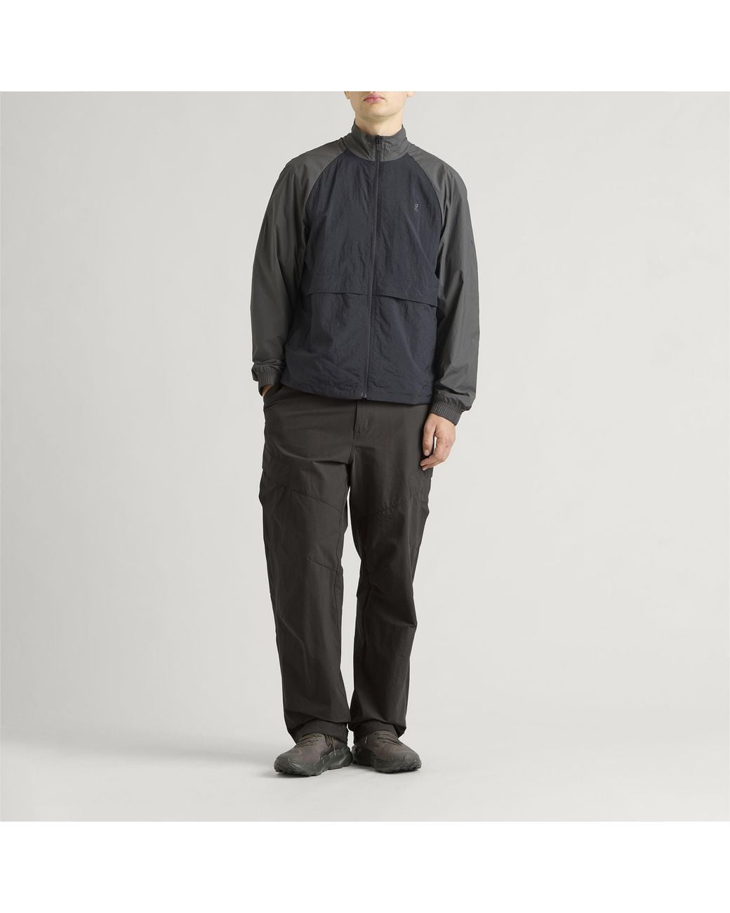 On Shoes Gray Trek Pants for men