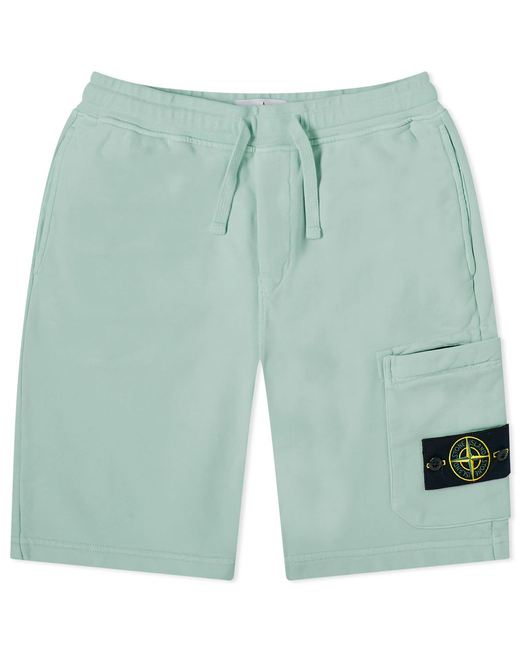 Stone island garment dyed sweat short on sale