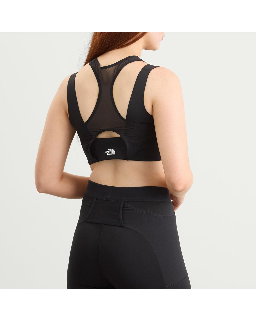 The North Face Black Refina Active Double-Layer Bralette