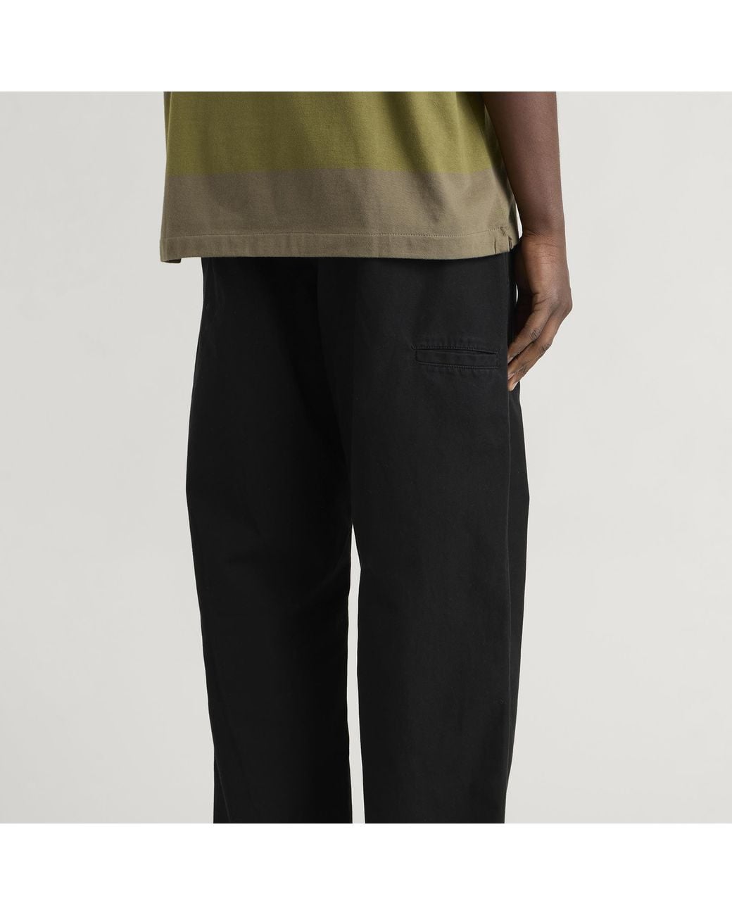 Human Made Black Belted Easy Pants for men