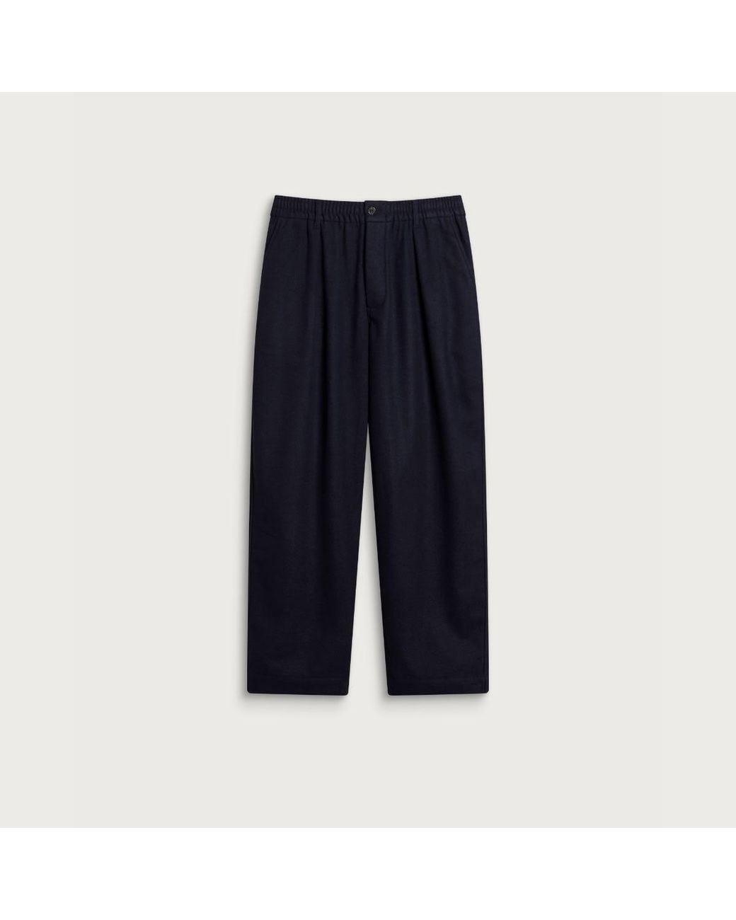 Universal Works Blue Dublin Wool Mix Oxford Pant for men