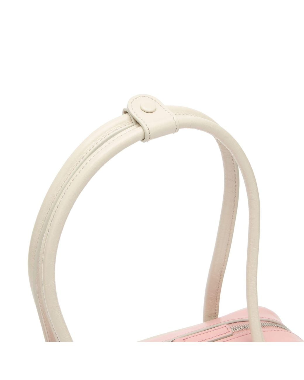 MARGE SHERWOOD Pink Soft Piping Mini Soft Boston Ew Bag