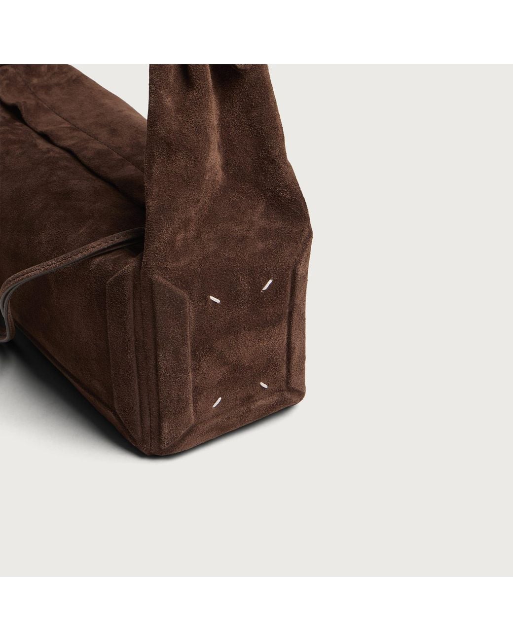 Maison Margiela Brown Box Bag East West Medium