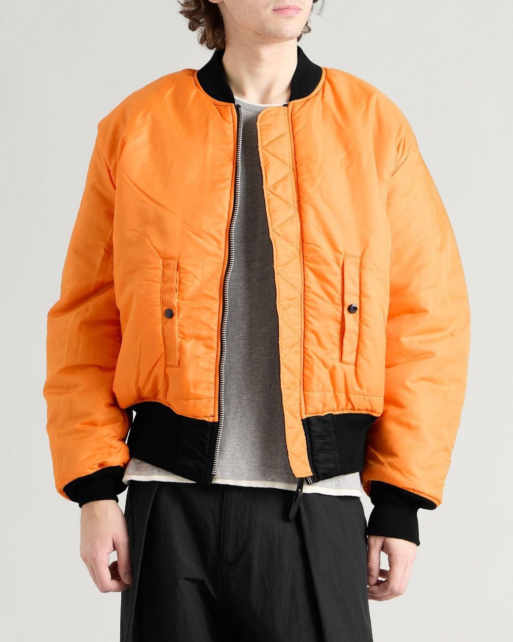 Alpha Industries Black Ma-1 Heritage Bomber Jacket for men